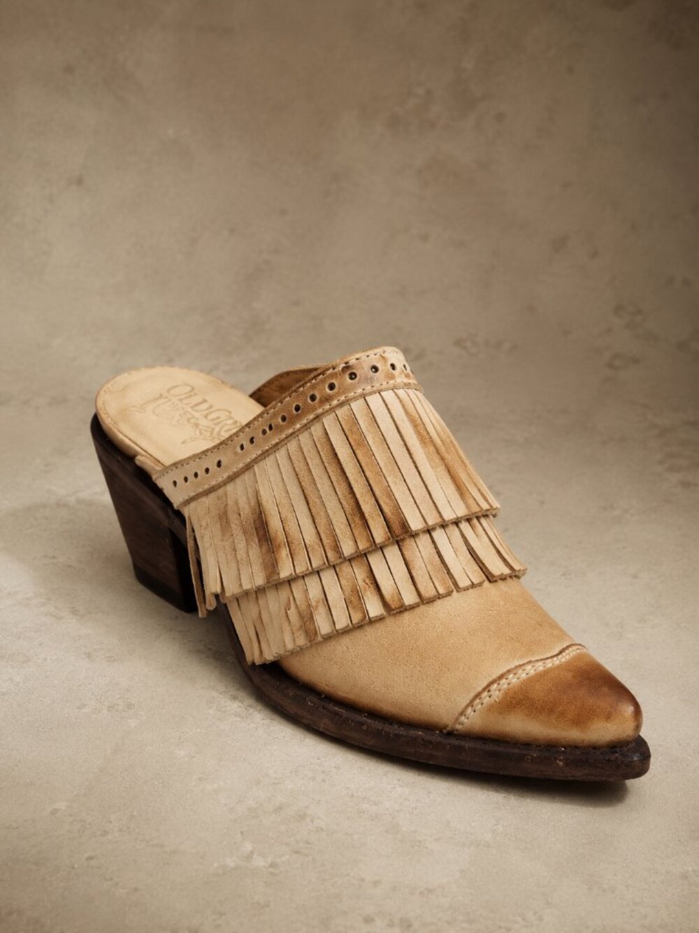 OLD GRINGO On The Fringe Leather Mules Yippee Ki Yay Collection Festival Boho
